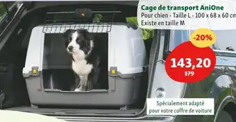Maxi Zoo Anione cage de transport offre