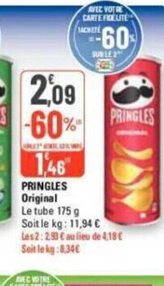 G20 PRINGLES Original offre