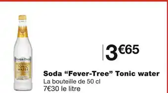 Monoprix Fever-tree soda tonic water offre