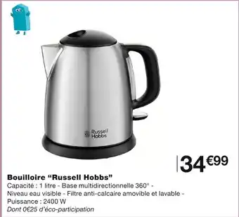Monoprix Russell hobbs bouilloire offre