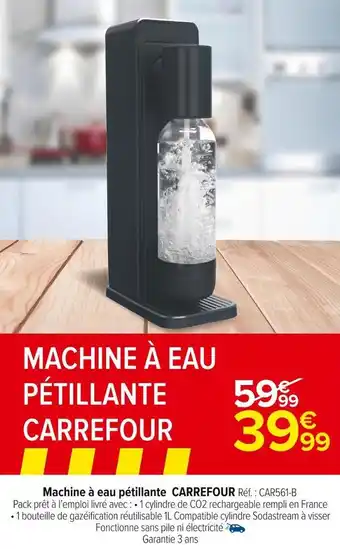 Carrefour Market Carrefour machine à eau pétillante offre