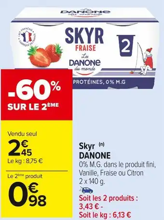 Carrefour Market Danone skyr offre