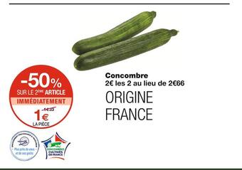 Monoprix Concombre offre