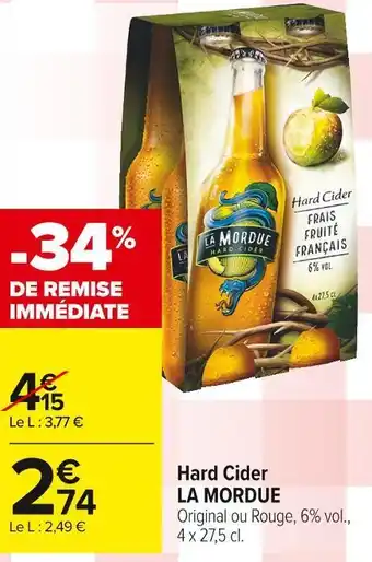 La mordue hard cider