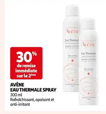 Auchan Avène thermale spray offre