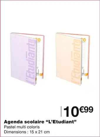Monoprix L’etudiant agenda scolaire offre