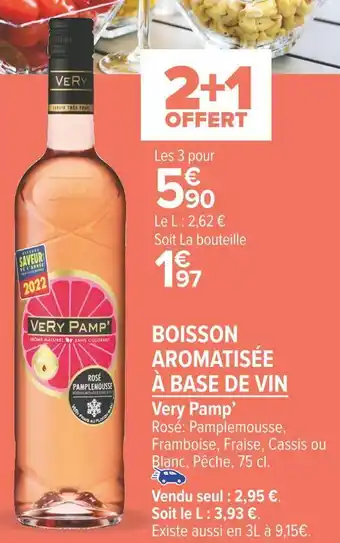 Carrefour Market Very pamp’ boisson aromatisée à base de vin offre