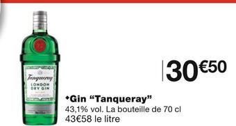 Monoprix Tanqueray gin offre