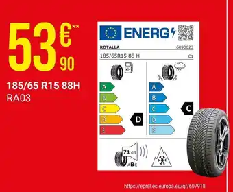 Euromaster Pneus 4 saisons offre