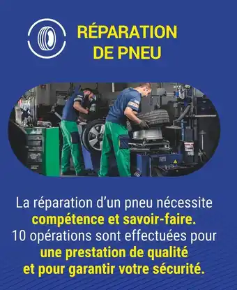 Réparation de pneu