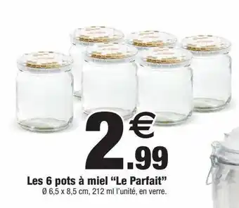 Bazarland Les 6 pots a miel le parfait offre