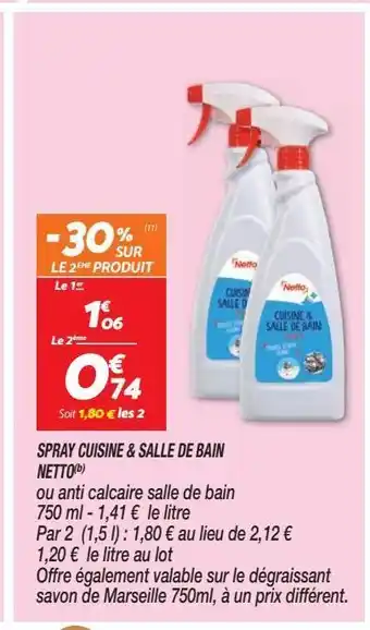 Netto Spray cuisine & salle de bain netto offre