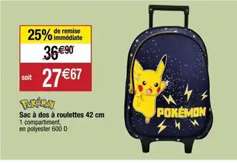 Migros Sac à dos pokemon offre