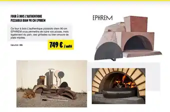Four Ă bois l'authentique pizzaiolo diam 90 cm ephrem