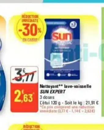 G20 Nettoyant lave-vaisselle SUN EXPERT offre