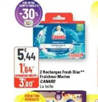 G20 2 Recharges Fresh Disc** FU-Fraicheur Marine offre