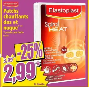 Norma Patchs chauffants dos et nuque offre