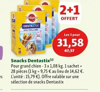 Maxi Zoo Snacks Dentastix(²) offre