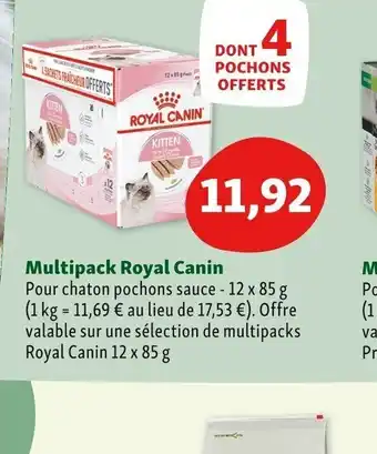 Maxi Zoo Multipack Royal Canin offre