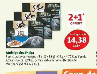 Maxi Zoo Multipacks Sheba offre