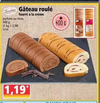 Norma Gâteau roulé fourre à la crème offre