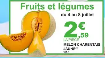 E.Leclerc Melon charentais jaune offre