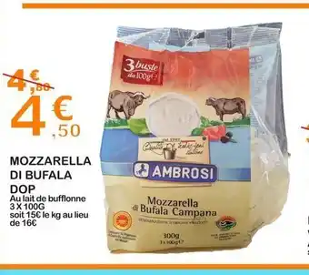 E.Leclerc Mozzarella di bufala dop offre