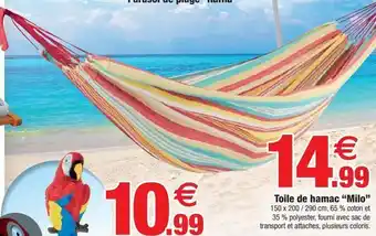 Bazarland Toile de hamac milo offre