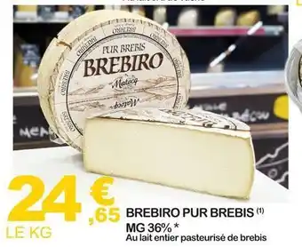 E.Leclerc Brebiro pur brebis mg 36% offre