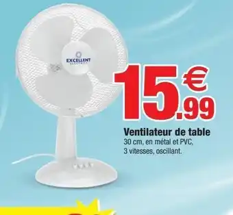 Bazarland Ventilateur de table offre