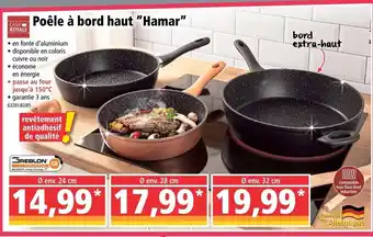 Norma Poêle à bord haut Hamar offre