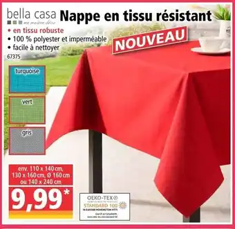 Norma Nappe en tissue résistant offre