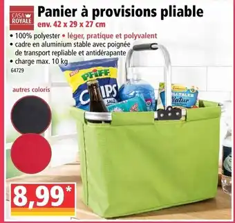 Norma Panier à provisions pliable offre
