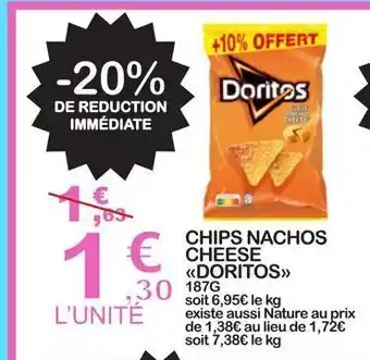 E.Leclerc Chips nachos cheese doritos offre
