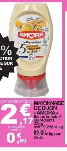 E.Leclerc Mayonnaise de dijon amora offre