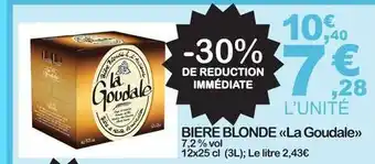 E.Leclerc Bière blonde la goudale offre