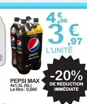 E.Leclerc Pepsi max offre