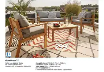 Castorama Goodhome Salon Bas De Jardin Denia offre