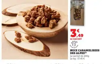Super U NOIX CARAMELISEES DES ALPES (2) offre