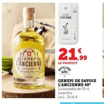 Super U GENEPI DE SAVOIE L'ANCIENNE 40° offre