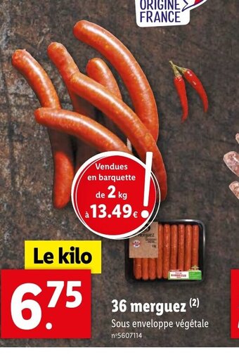 Lidl 36 merguez (2) offre