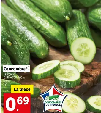 Lidl Concombre (1) offre