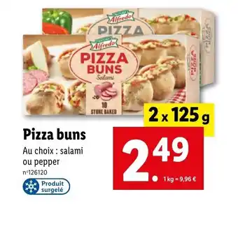 Lidl Pizza buns offre