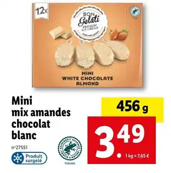 Lidl Mini mix amandes offre