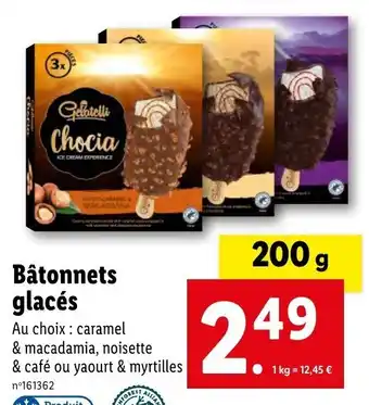 Lidl Bâtonnets glacés offre