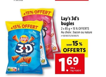Lidl Lay's 3D BUGLES offre