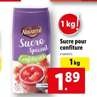 Lidl Sucre pour confiture offre
