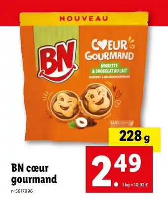 Lidl BN cœur gourmand offre