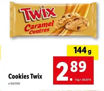 Lidl Cookies Twix offre