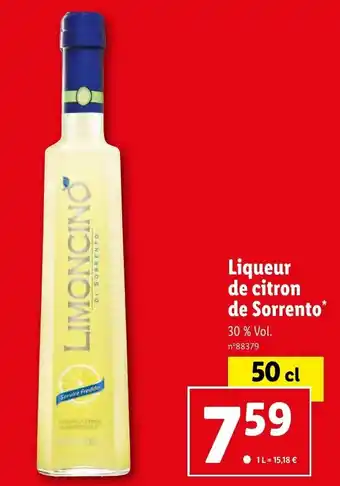 Liqueur de citron de Sorrento*